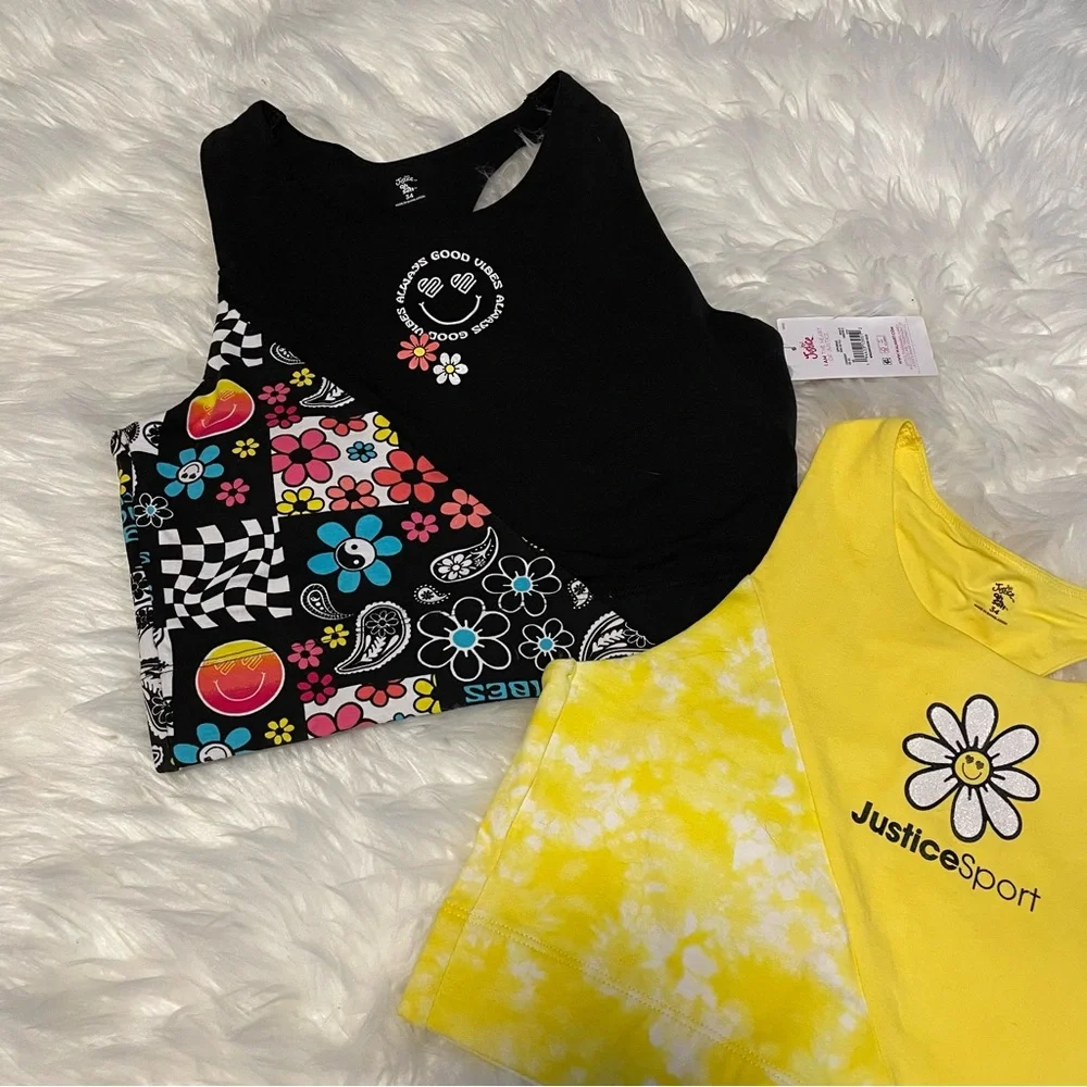 NWT Justice Sports Bra Set 34